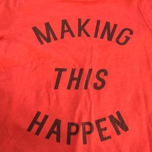 Orange Long Sleeved Top